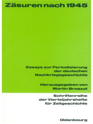 cover image of Zäsuren nach 1945